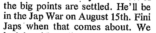 Truman’s handwritten diary entry, July 17, 1945